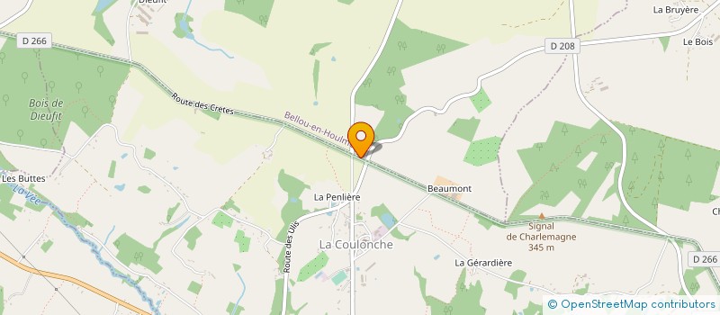 localisation de l'entreprise MADAME NICOLE LEMPERRIERE à BELLOU-EN-HOULME