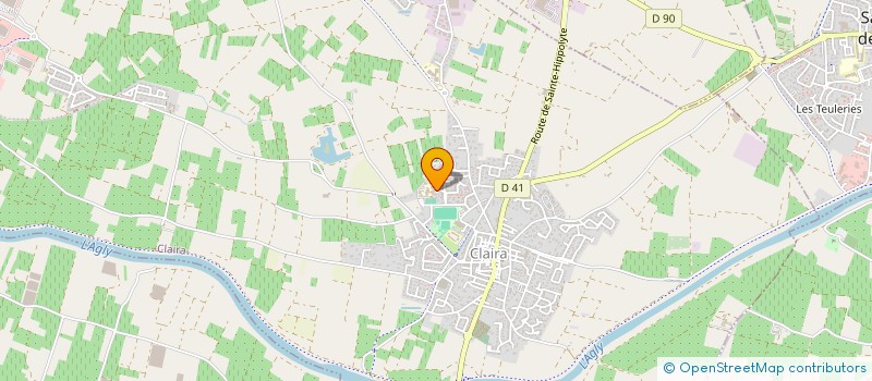 localisation de l'entreprise MADAME NICOLE LENDERS  CLAIRA
