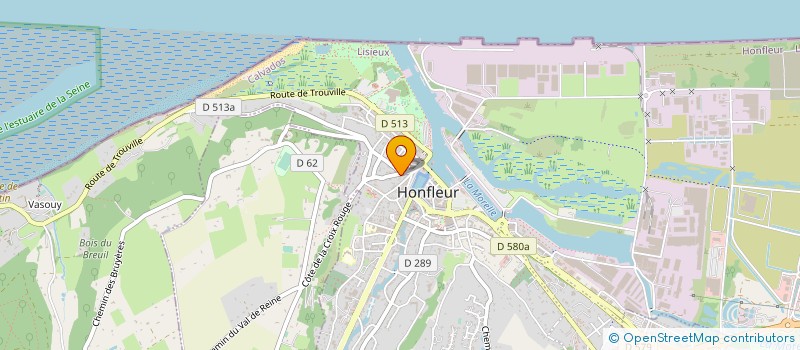localisation de l'entreprise MADAME NICOLE LEPROU à HONFLEUR