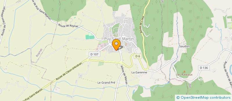localisation de l'entreprise MADAME NICOLE LEROUX à PUY-SAINT-MARTIN