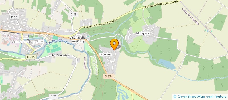 localisation de l'entreprise MADAME NICOLE LEROUX  CRECY-LA-CHAPELLE