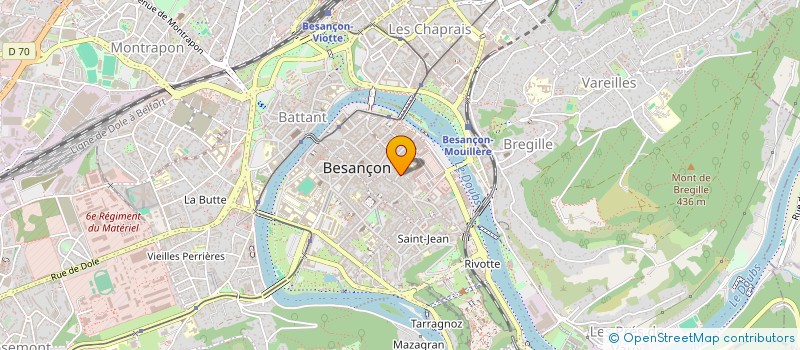 localisation de l'entreprise MADAME NICOLE LESTAGE à BESANCON