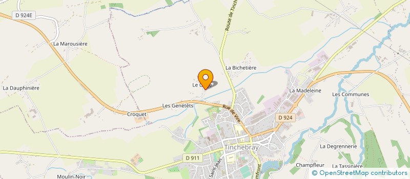 localisation de l'entreprise MADAME NICOLE LETELLIER à TINCHEBRAY-BOCAGE