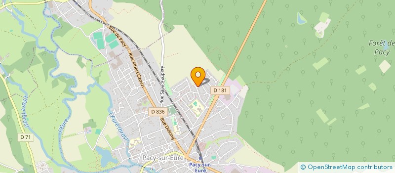 localisation de l'entreprise MADAME NICOLE LEVITRE  PACY-SUR-EURE