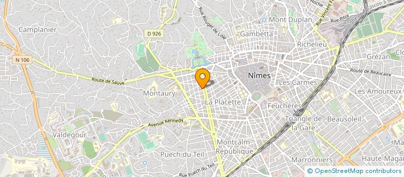 localisation de l'entreprise MADAME NICOLE LIMAGNE  NIMES