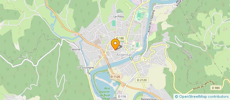 localisation de l'entreprise MADAME NICOLE LONGOUR à ARGENTAT-SUR-DORDOGNE