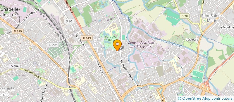 localisation de l'entreprise MADAME NICOLE LORTET  TROYES