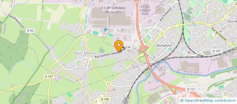 localisation de l'entreprise MADAME NICOLE LOTTIAUX  NEUF-MESNIL