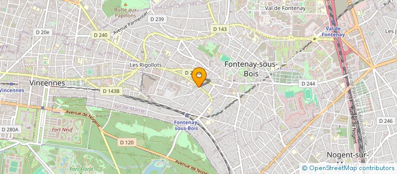 localisation de l'entreprise MADAME NICOLE LUBRANO-LAVADERA à FONTENAY-SOUS-BOIS