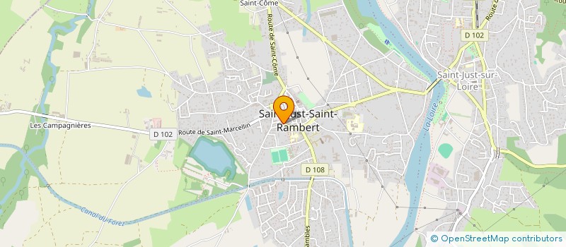 localisation de l'entreprise MADAME NICOLE MADAIRE  SAINT-JUST-SAINT-RAMBERT