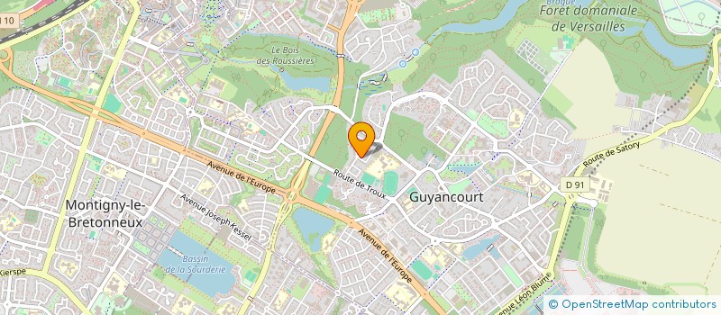 localisation de l'entreprise MADAME NICOLE MAKALA  GUYANCOURT