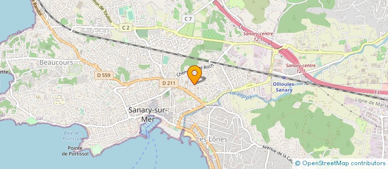 localisation de l'entreprise MADAME NICOLE MALFANT à SANARY-SUR-MER