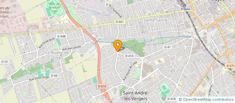 localisation de l'entreprise MADAME NICOLE MAMPEY  SAINT-ANDRE-LES-VERGERS