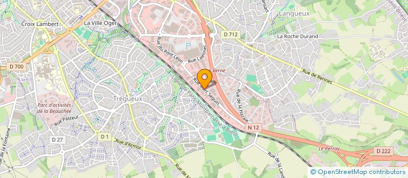 localisation de l'entreprise MADAME NICOLE MANACH  TREGUEUX