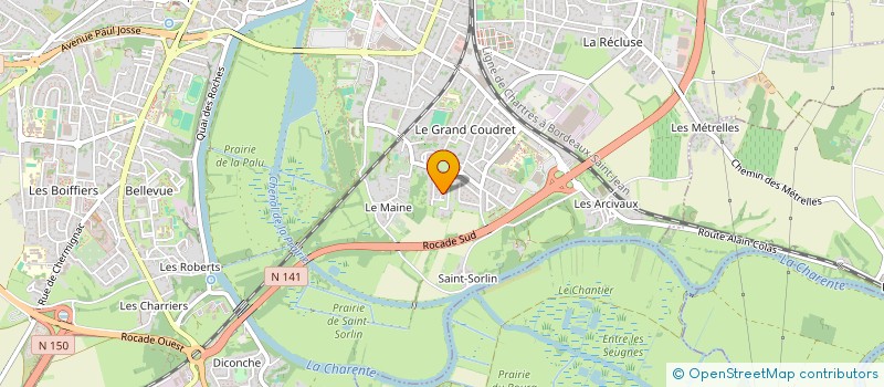 localisation de l'entreprise MADAME NICOLE MANCEAU  SAINTES