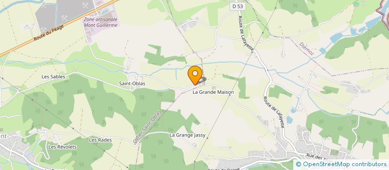 localisation de l'entreprise MADAME NICOLE MARCELLIN  ESTRABLIN