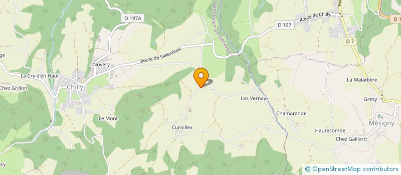 localisation de l'entreprise MADAME NICOLE MARCHAND  CHILLY