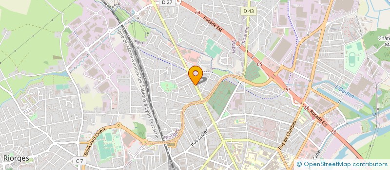 localisation de l'entreprise MADAME NICOLE MARCHAND  ROANNE