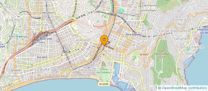 localisation de l'entreprise MADAME NICOLE MARIA à NICE