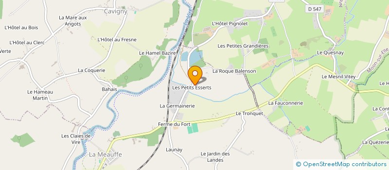 localisation de l'entreprise MADAME NICOLE MARIE à PONT-HEBERT