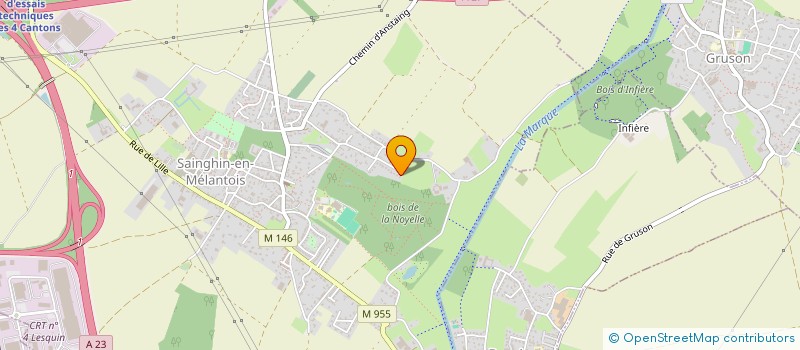 localisation de l'entreprise MADAME NICOLE MARIE LOUISE VITOUX  SAINGHIN-EN-MELANTOIS