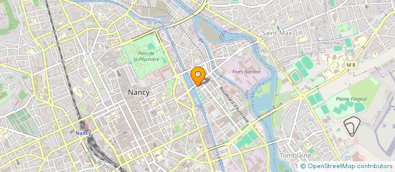 localisation de l'entreprise MADAME NICOLE MAROTTE  NANCY