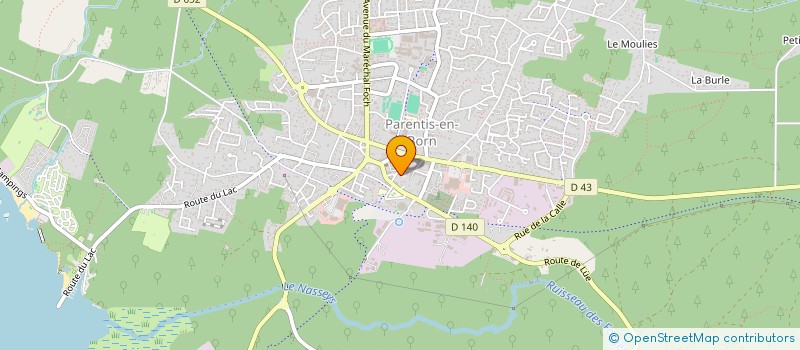 localisation de l'entreprise MADAME NICOLE MARSAUD  YCHOUX