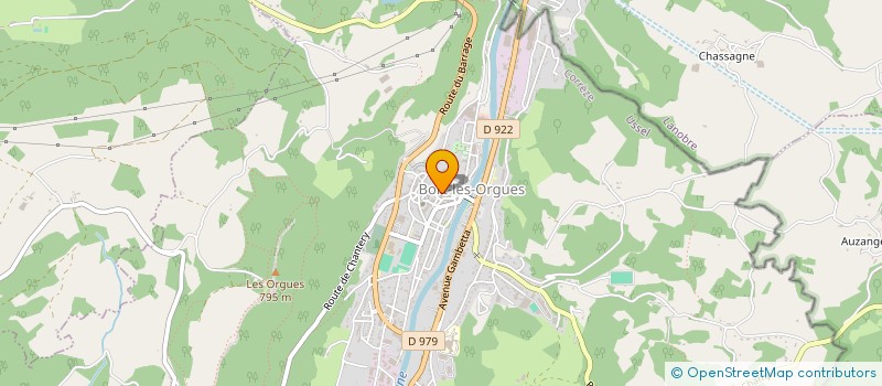 localisation de l'entreprise MADAME NICOLE MARTIN à BORT-LES-ORGUES