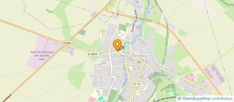 localisation de l'entreprise MADAME NICOLE MARTINET à LE CATEAU-CAMBRESIS