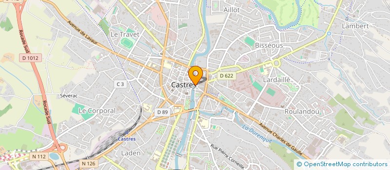 localisation de l'entreprise MADAME NICOLE MARTY à CASTRES