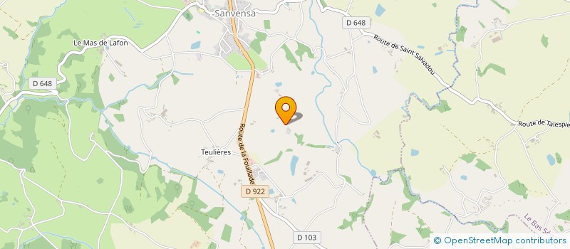 localisation de l'entreprise MADAME NICOLE MARTY  SANVENSA