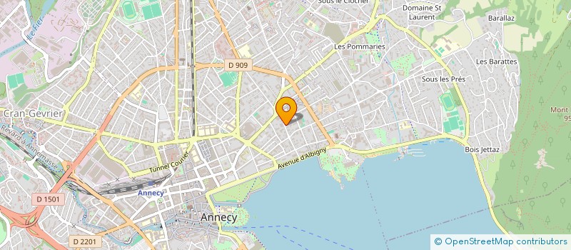 localisation de l'entreprise MADAME NICOLE MASSARD à ANNECY