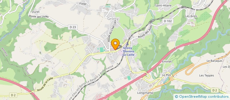 localisation de l'entreprise MADAME NICOLE MASSON  GROISY