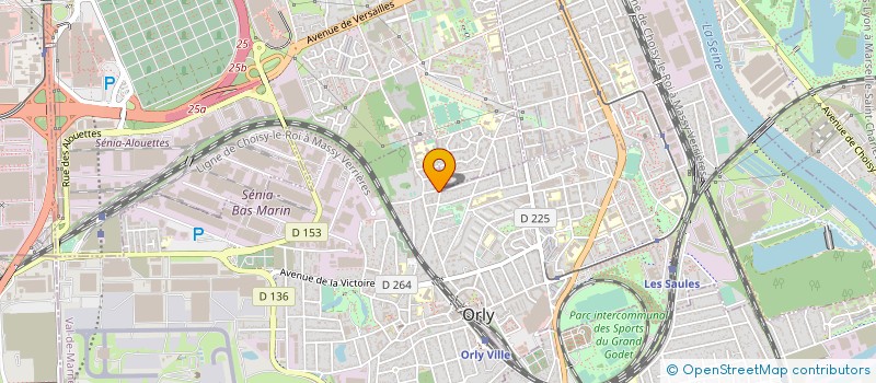 localisation de l'entreprise MADAME NICOLE MATZ  ORLY