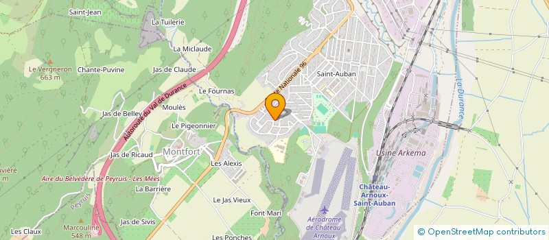 localisation de l'entreprise MADAME NICOLE MAUREL  CHATEAU-ARNOUX-SAINT-AUBAN