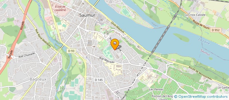 localisation de l'entreprise MADAME NICOLE MAVILLON  SAUMUR