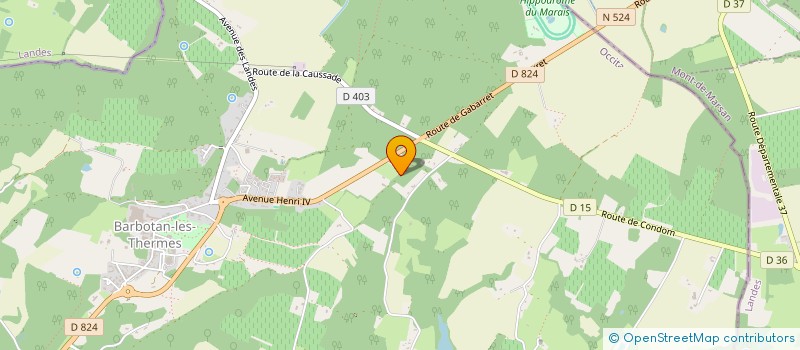 localisation de l'entreprise MADAME NICOLE MAYERAU  CAZAUBON