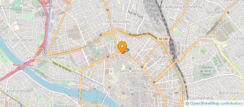 localisation de l'entreprise MADAME NICOLE MAZARS  TOULOUSE