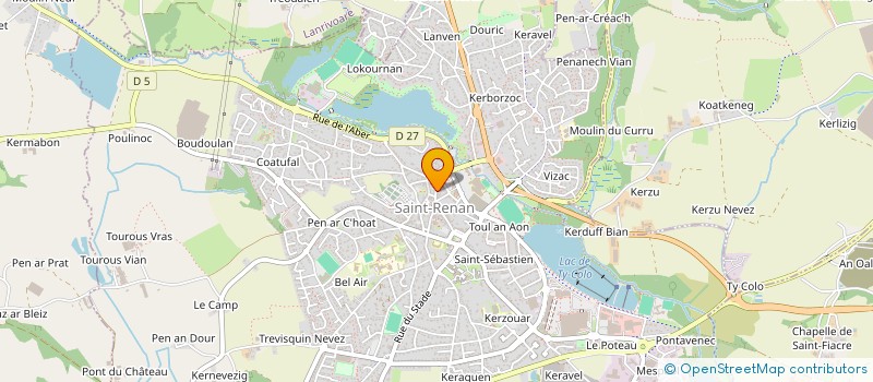 localisation de l'entreprise MADAME NICOLE MENDIL à SAINT-RENAN