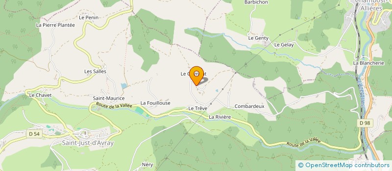 localisation de l'entreprise MADAME NICOLE MESNIL  GRANDRIS