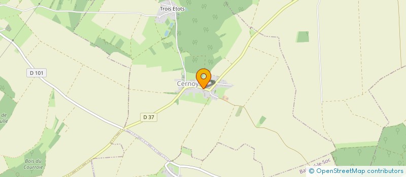 localisation de l'entreprise MADAME NICOLE MESURE  CERNOY