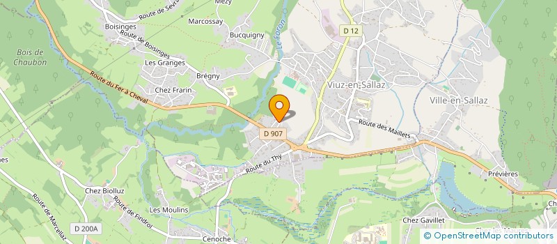 localisation de l'entreprise MADAME NICOLE METRAL  VIUZ-EN-SALLAZ