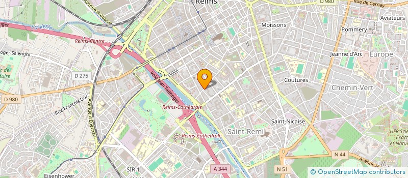 localisation de l'entreprise MADAME NICOLE MICHEAU  REIMS