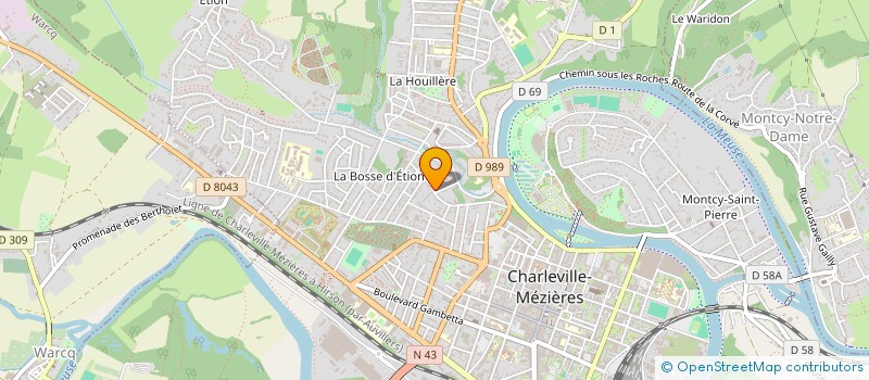 localisation de l'entreprise MADAME NICOLE MIGEOT à CHARLEVILLE-MEZIERES