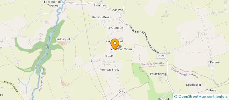 localisation de l'entreprise MADAME NICOLE MILIN  COLLOREC