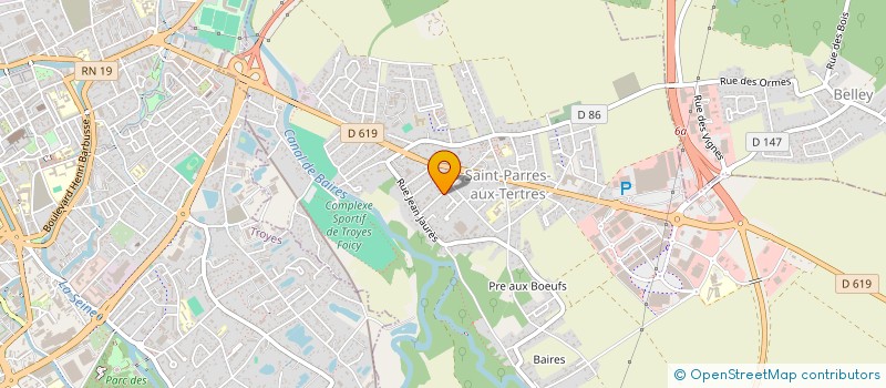 localisation de l'entreprise MADAME NICOLE MILLE  SAINT-PARRES-AUX-TERTRES