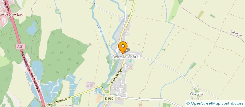 localisation de l'entreprise MADAME NICOLE MILLOT  BEIRE-LE-CHATEL