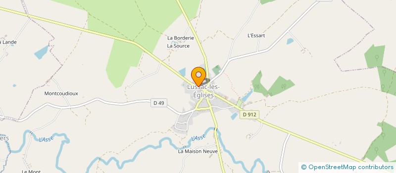 localisation de l'entreprise MADAME NICOLE MINARET à LUSSAC-LES-EGLISES