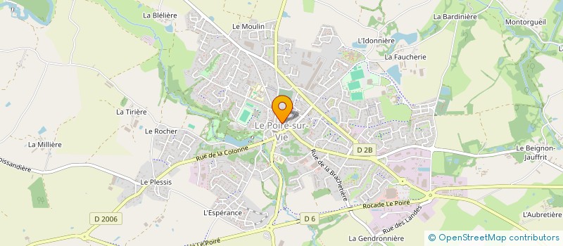 localisation de l'entreprise MADAME NICOLE MINAUD  LE POIRE-SUR-VIE