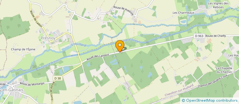 localisation de l'entreprise MADAME NICOLE MOINE à CHEVILLON-SUR-HUILLARD